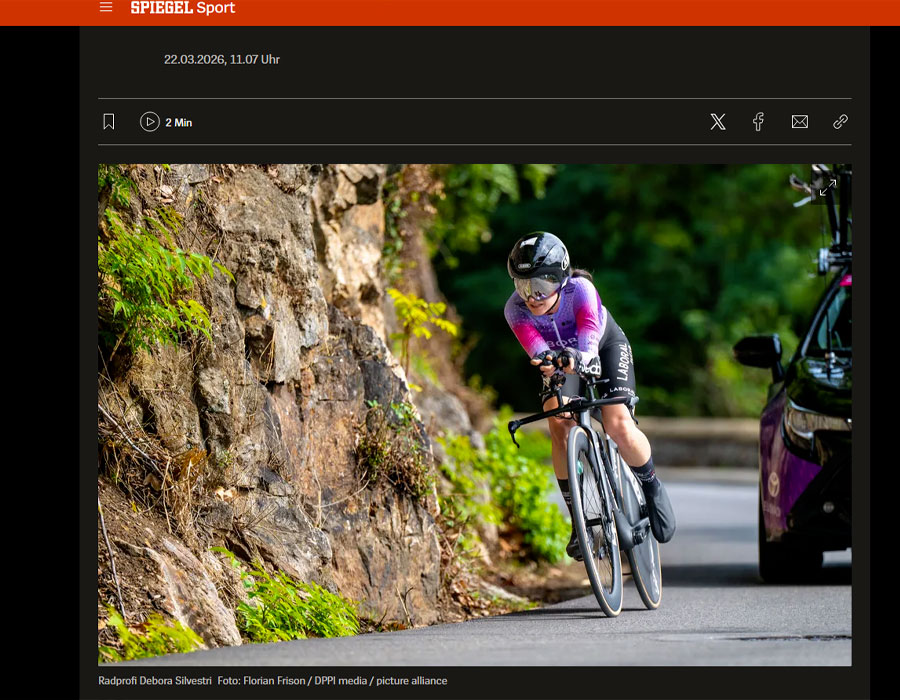 Article du média Allemand Spiegel sur la coureuse Debora Silvestri