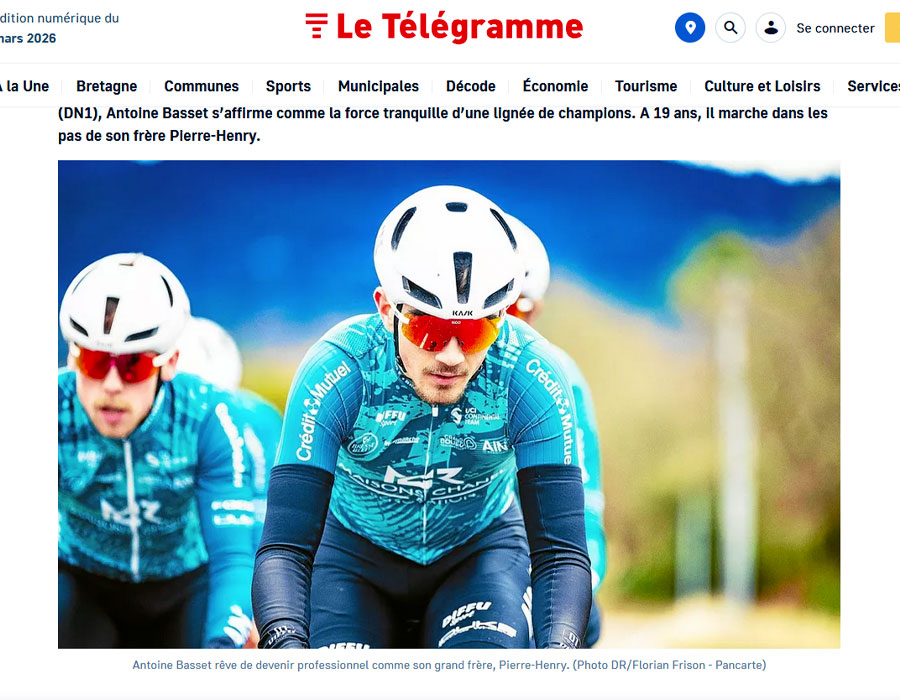Article du média français le Telegramme sur Antoine Basset