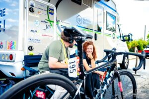 Reportage sport lors du Tour de France Femmes 2026 avec l'équipe Ma Petite Entreprise.