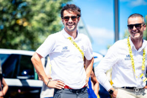 Reportage sport lors du Tour de France Femmes 2026 avec l'équipe Ma Petite Entreprise.