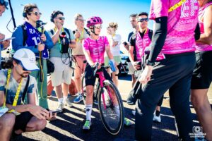 Reportage sport lors du Tour de France Femmes 2026 avec l'équipe Ma Petite Entreprise.