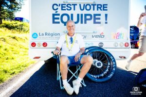 Reportage sport lors du Tour de France Femmes 2026 avec l'équipe Ma Petite Entreprise.