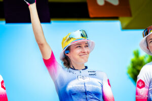 Reportage sport lors du Tour de France Femmes 2026 avec l'équipe Ma Petite Entreprise.