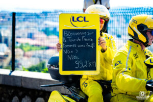 Reportage sport lors du Tour de France Femmes 2026 avec l'équipe Ma Petite Entreprise.