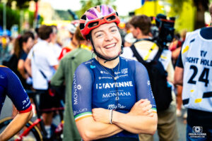 Reportage sport lors du Tour de France Femmes 2026 avec l'équipe Ma Petite Entreprise.