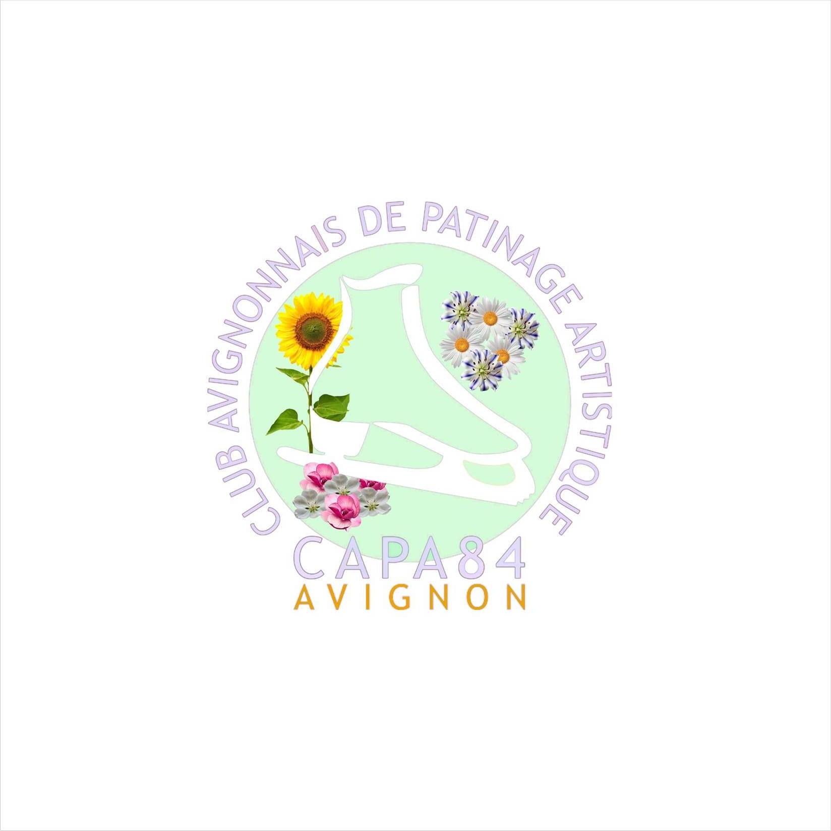 Logo du CAPA 84, club de patinage artistique à Avignon