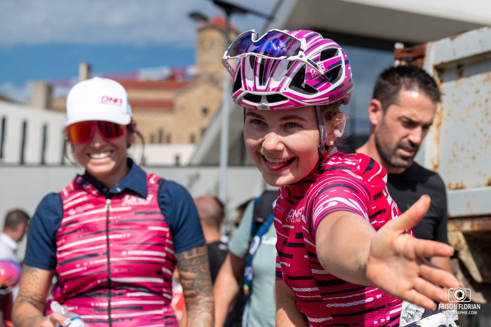 VAN DAM Sarah de l'équipe DNA Pro Cycling Team au Tour Cycliste International Féminin de l'Ardèche 2023