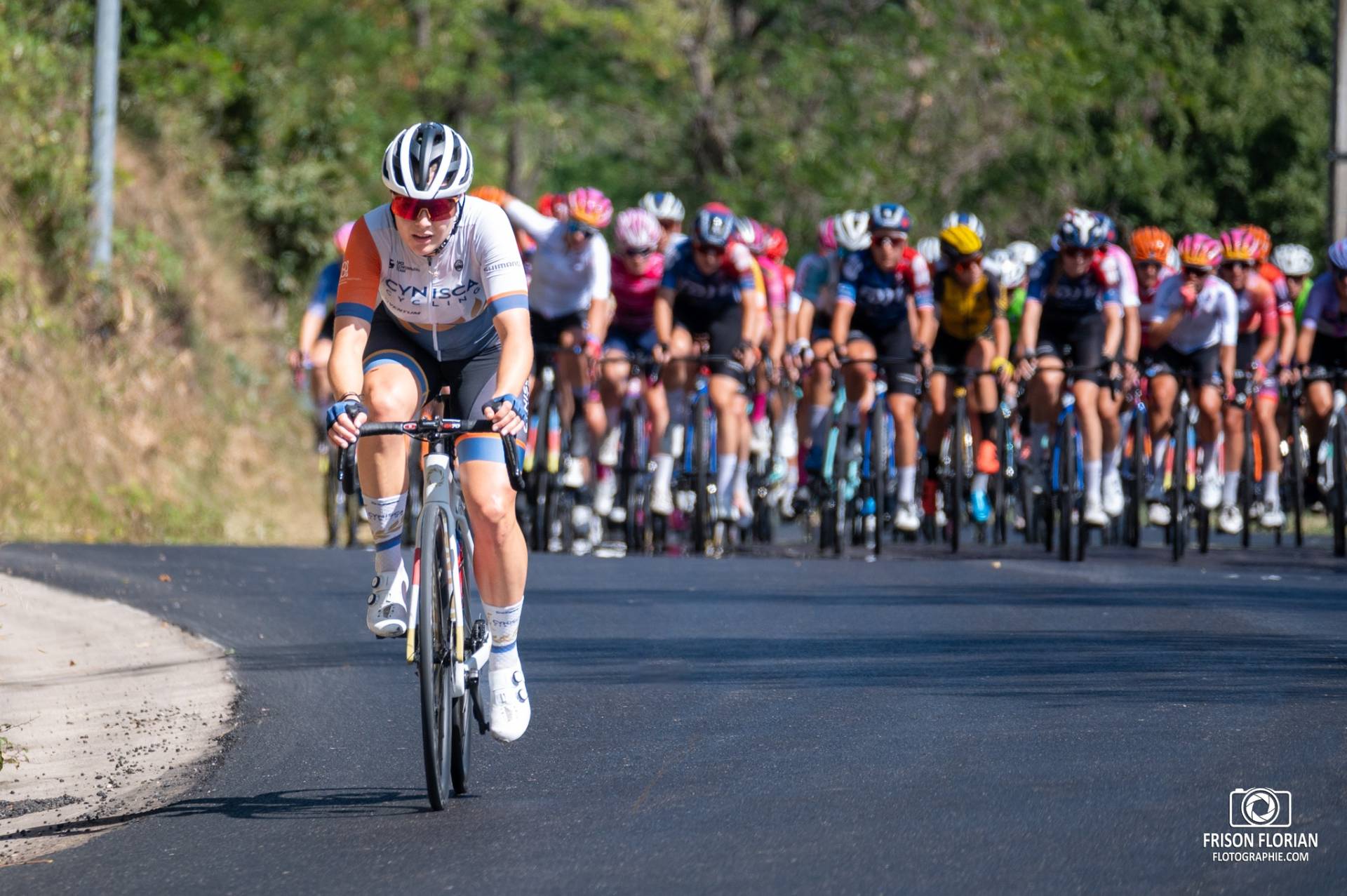 MANGAN Fiona de l'équipe Cynisca Cycling au Tour Cycliste International Féminin de l'Ardèche 2023