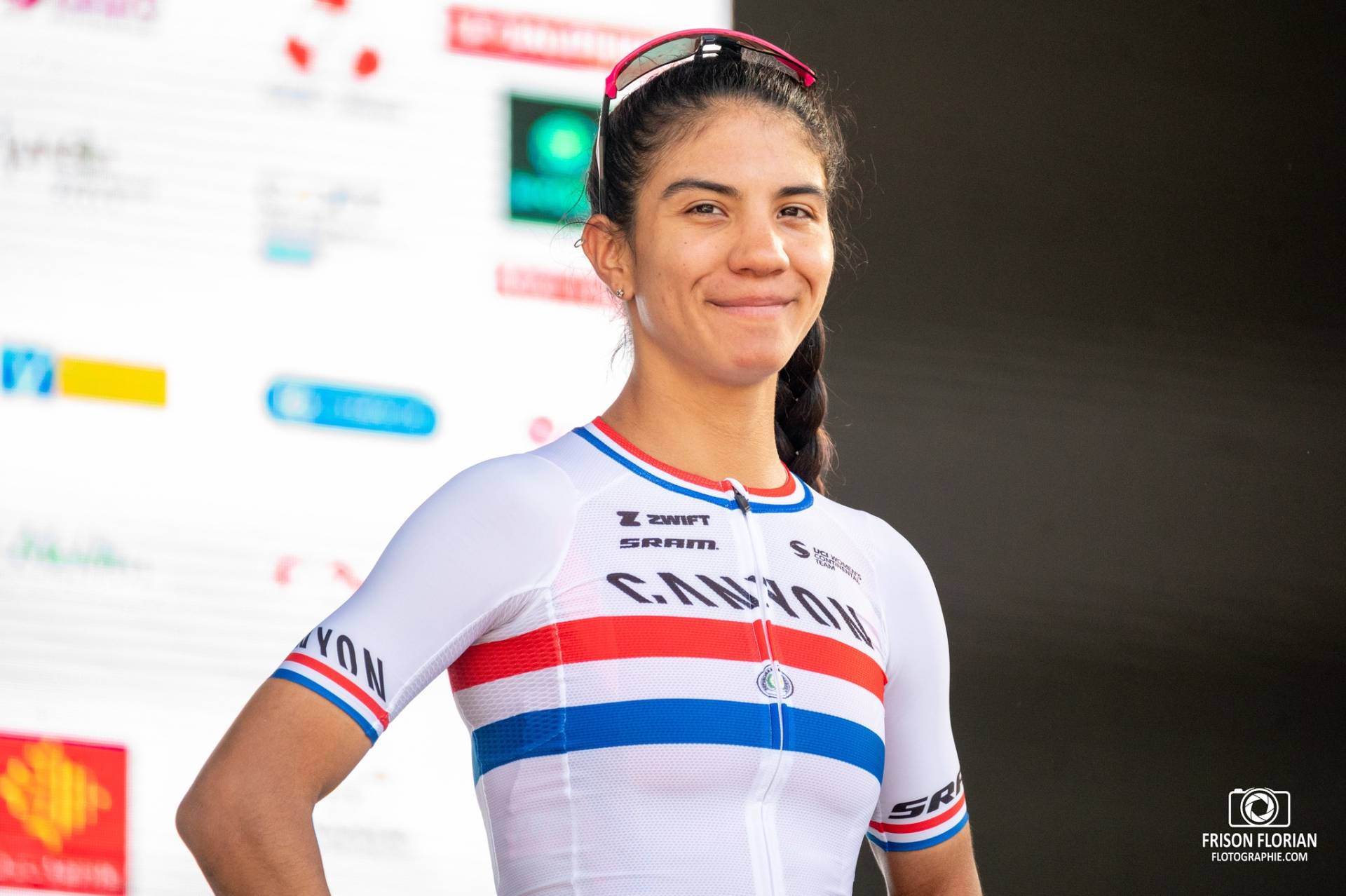 ESPINOLA Agua Marina de l'équipe Canyon Sram Génération Team au Tour Cycliste International Féminin de l'Ardèche 2023