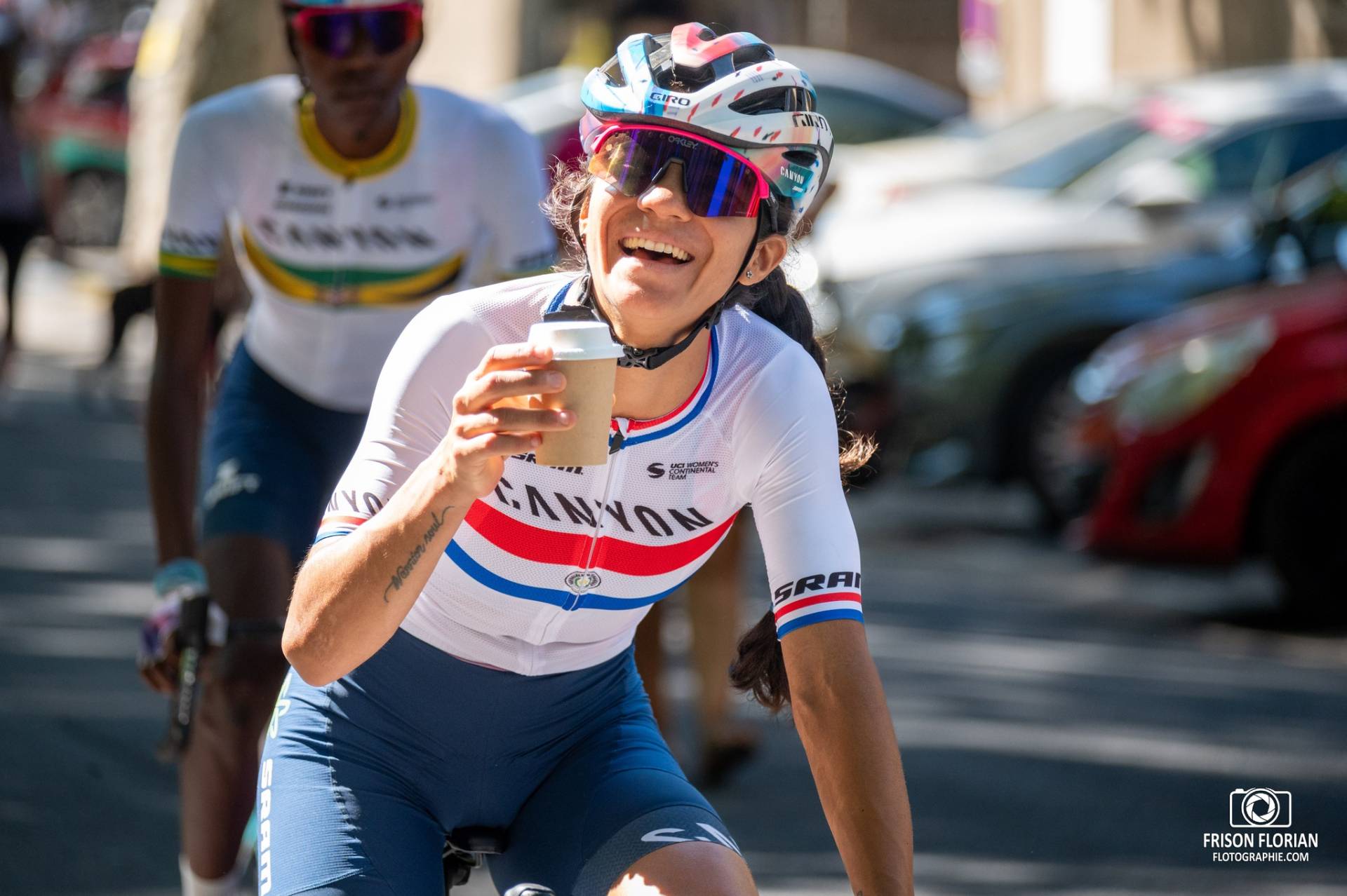 ESPINOLA Agua Marina de l'équipe Canyon Sram Génération Team au Tour Cycliste International Féminin de l'Ardèche 2023
