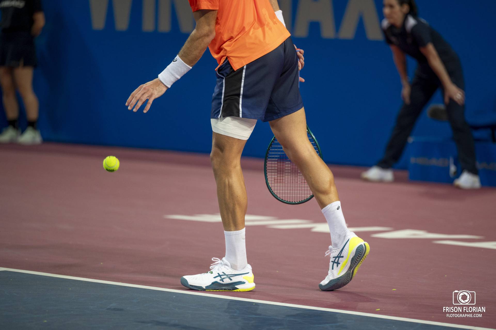 Le tennisman Croate Coric BORNA lors de l'Open Sud de France ATP 250 à Montpellier 2024